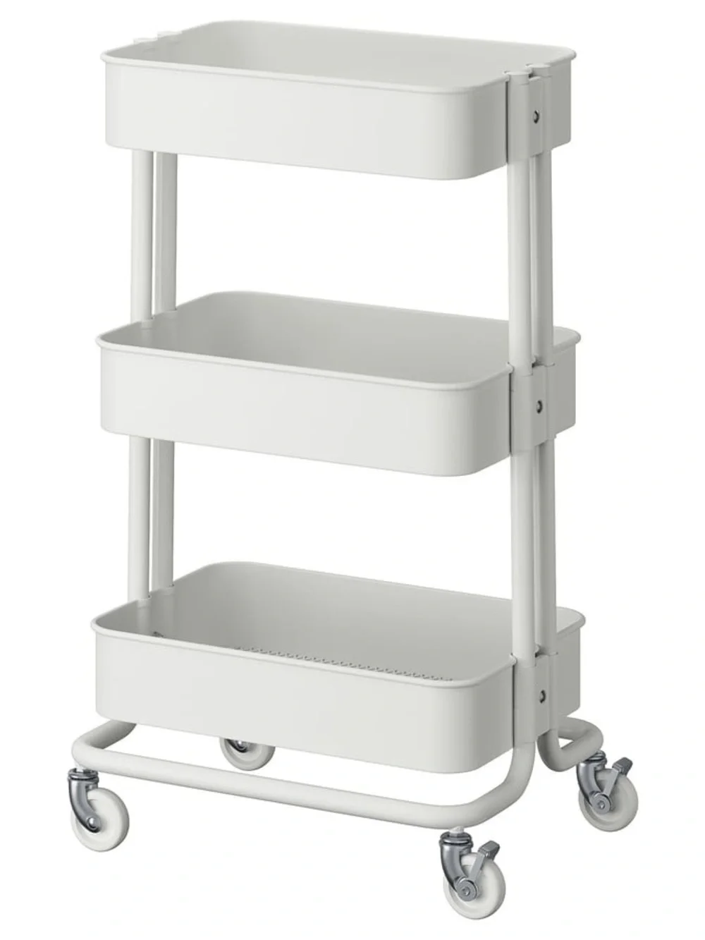 IKEA raskog utility cart 3-Tier Kitchen Rolling Storage Trolley organize viral